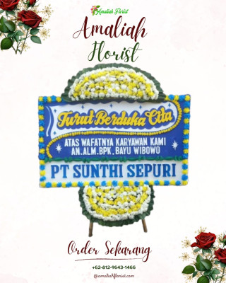 Papan Bunga Duka di Taluk
